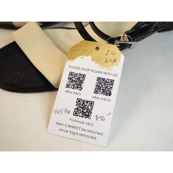 Marc Jacobs Black and Cream Heels - Picture 8 of 8